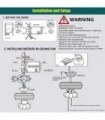 Kit de receptor e controle remoto de ventilador de teto universal, substituição de Hunter, Hampton Bay, Harbor Breeze, 3 velocid