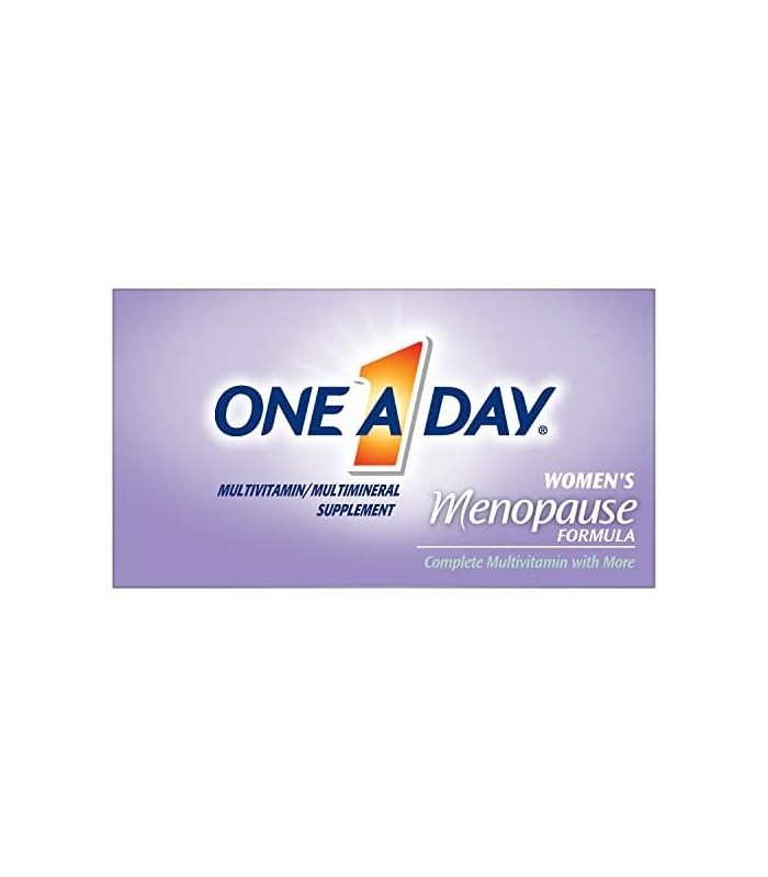 One A Day Womens Menopause Multivitamin com vitamina A, vitamina C, vitamina D, vitamina E e zinco para suporte imunológico à sa