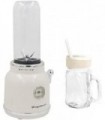 ESMM100-CREAM Retro Smoothie Maker Blender com Mason Jar, Perfeito para Shakes e Smoothies, 300 Watts, Creme