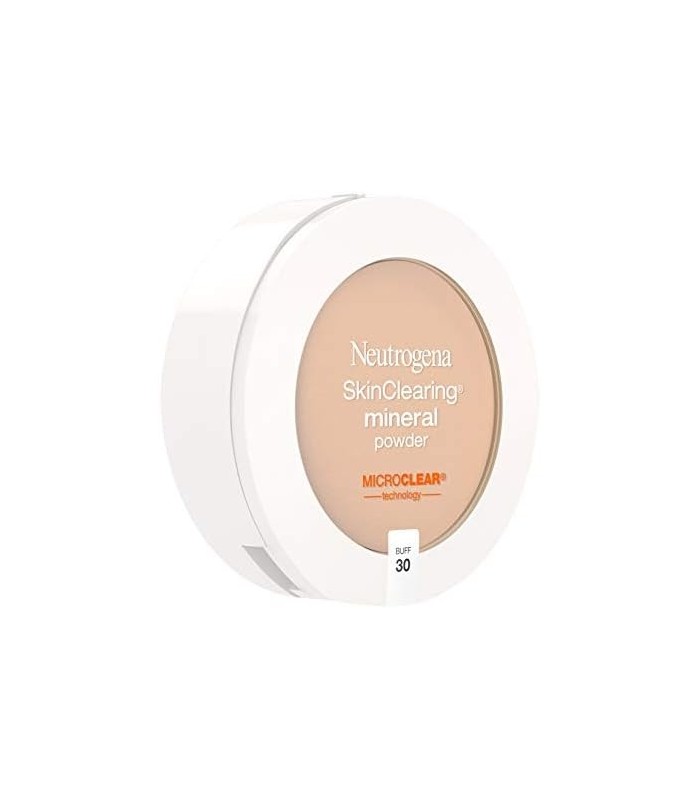 Neutrogena SkinClearing Mineral Acne-Concealing Compact Powder Compact, Shine-Free & Oil-Absorbing Makeup with Salicylic Acid to