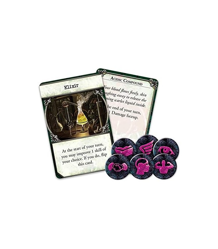 Jogo de tabuleiro Mansions of Madness Streets of Arkham EXPANSÃO | Jogo de Terror | Jogo de tabuleiro misterioso para adolescent