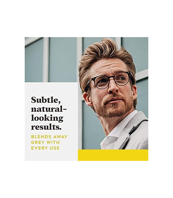 Apenas para homens Controle GX Shampoo redutor de cinza para tons de cabelo, loiro a castanho médio, cor de cabelo gradual, 4 fl