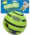 Wobble Wag Ball, brinquedo interativo para cães, sons divertidos quando rolado ou sacudido, animais de estimação sabem tudo, com