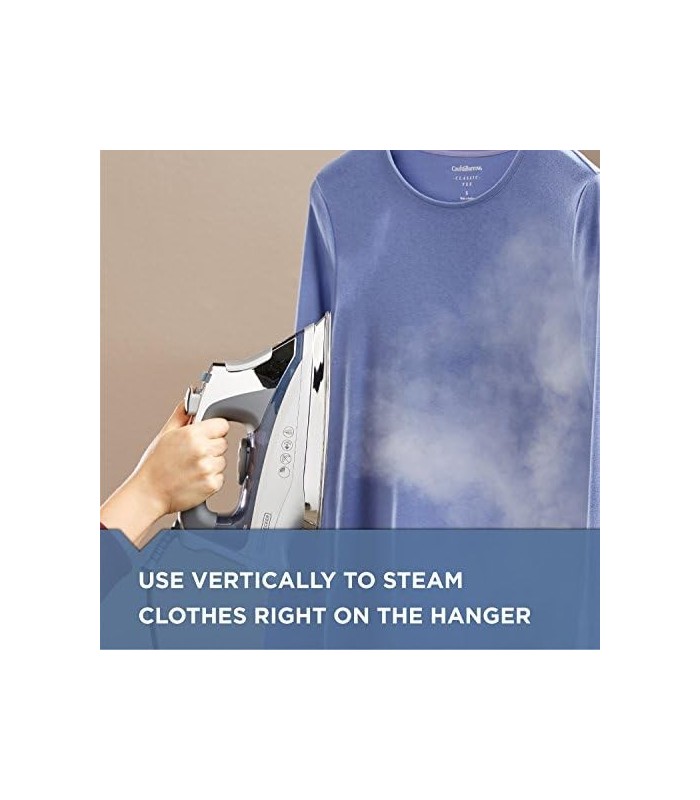 BLACK+DECKER Allure Professional Steam Iron, Comfort Grip, base em aço inoxidável, D3030