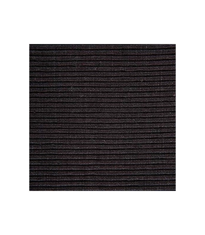 DII Basic Everyday Tampo canelado 100% algodão, caminho de mesa, 13x72, preto