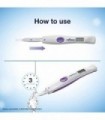 Clearblue Advanced Ovulation Test, Predictor Kit, com testes de ovulação avançados com resultados, 20 testes de ovulação