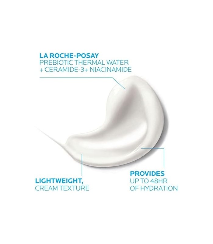 La Roche-Posay Toleriane Hidratante Facial Reparação Dupla, Creme Facial Hidratante Diário com Ceramida e Niacinamida para Todos