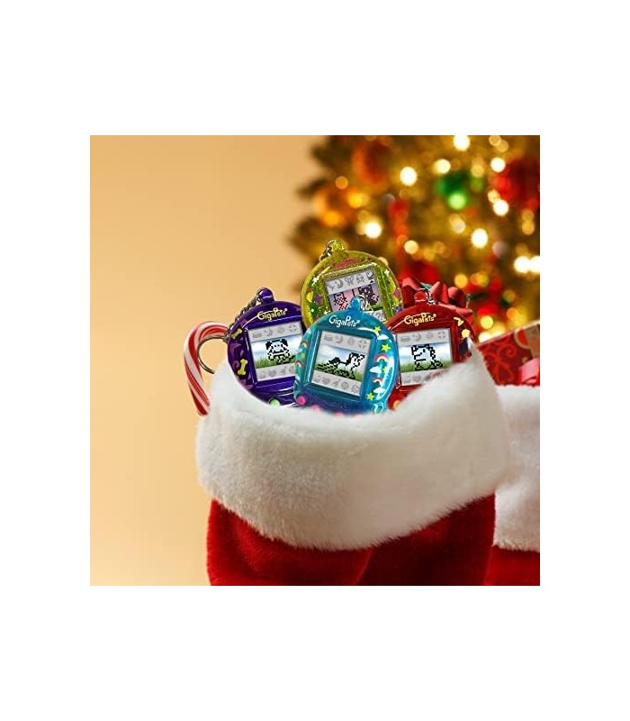 Pets Angelic Unicorn Virtual Animal Pet Toy, Edição de Colecionador Atualizada, Novo Concha de Habitação Azul Aqua Brilhante, Pa