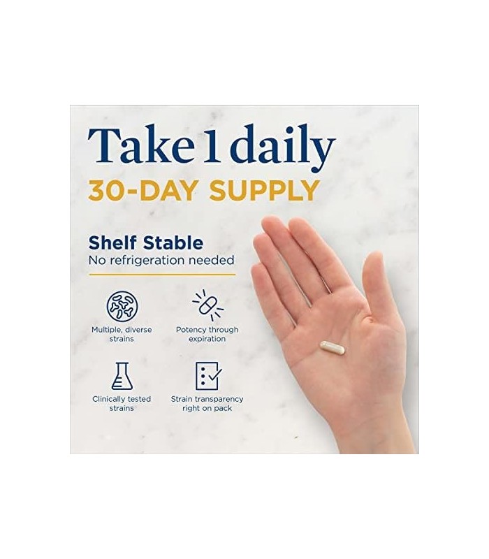 Probióticos Renew Life para mulheres, 25 bilhões de CFU garantidos, suplemento probiótico para saúde vaginal e imunológica, está