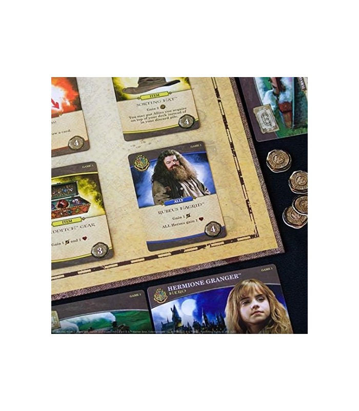 Harry Potter Hogwarts Battle Cooperativa Deck Building Card Game | Mercadoria oficial licenciada de Harry Potter | Jogo de Tabul