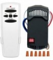 Kit de receptor e controle remoto de ventilador de teto universal, substituição de Hunter, Hampton Bay, Harbor Breeze, 3 velocid