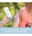Aveeno Kids Protetor solar em bastão mineral de proteção contínua para pele sensível SPF 50, 100% óxido de zinco para rosto e co