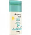 Aveeno Kids Protetor solar em bastão mineral de proteção contínua para pele sensível SPF 50, 100% óxido de zinco para rosto e co