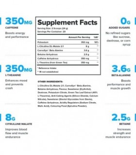 Suplemento pré-treino Legion Pulse - Bebida pré-treino totalmente natural de óxido nítrico para aumentar a energia, sem creatina