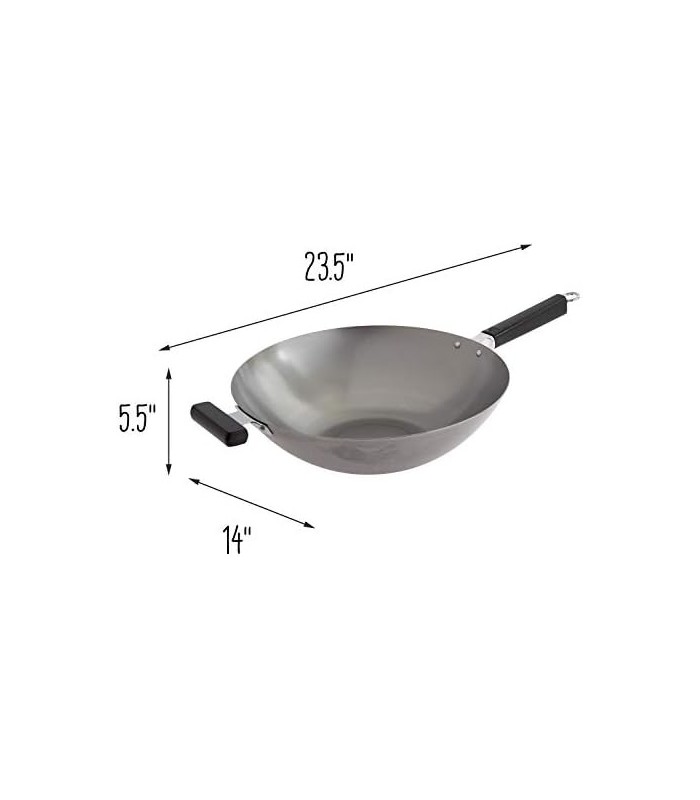 Joyce Chen Wok de Fundo Plano, Padrão, Metal