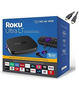 Roku Ultra LT Streaming Media Player 4K Cabo HDMI