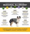 Pet Honesty Dog Allergy Relief Chews, Omega 3 Salmon Fish Oil Probiotic Supplement for Anti-Itch, Hot Spots, and Seasonal Allerg