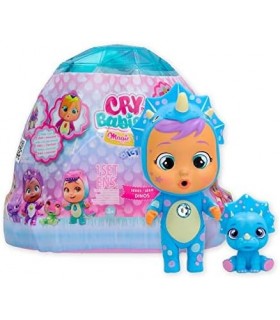 Cry Babies Magic Tears ICY World - Série Dino | Mais de 10 surpresas, incluindo boneca, dinossauro de estimação e acessórios - ó