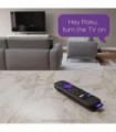 Roku Voice Remote Pro | Controle remoto de voz recarregável com controles de TV, localizador remoto perdido, audição privada, co