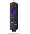 Roku Voice Remote Pro | Controle remoto de voz recarregável com controles de TV, localizador remoto perdido, audição privada, co