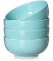 Tigelas de cereais de porcelana DOWAN de 22 onças, tigelas de sopa, conjunto de 4 tigelas, resistentes e empilháveis, laváveis ?