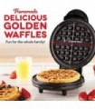 DASH Express 8 Waffle Maker para Waffles, Paninis, Hash Browns + outros cafés da manhã, almoços ou lanches, com superfícies de