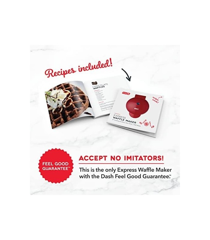 DASH Express 8 Waffle Maker para Waffles, Paninis, Hash Browns + outros cafés da manhã, almoços ou lanches, com superfícies de