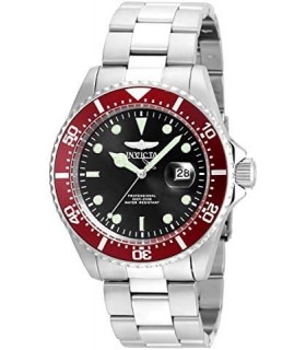 Relógio masculino Invicta 22020 Pro Diver com display analógico de quartzo prata