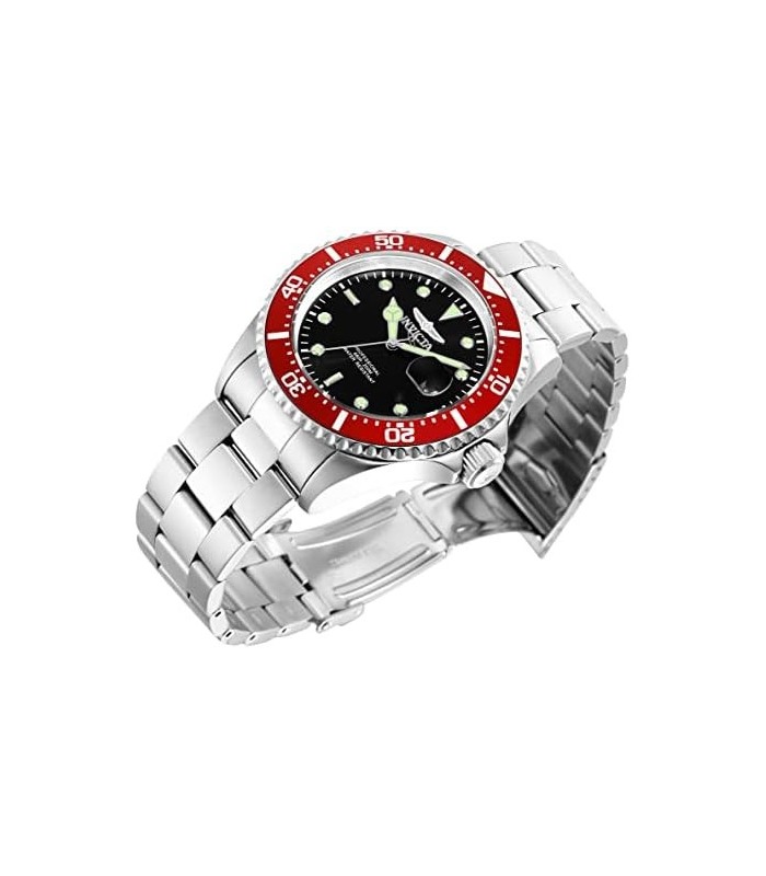 Relógio masculino Invicta 22020 Pro Diver com display analógico de quartzo prata