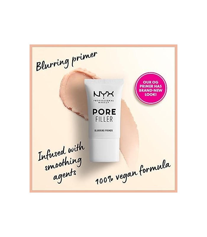 NYX PROFESSIONAL MAKEUP Primer de preenchimento de poros Blurring, Vegan Face Primer