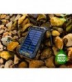Solar Power Bank 36800mah, Carregador Solar Power Bank com saídas 18W PD 5V 3.1A, IP67 à prova døágua, Bateria de grau A+ com LE