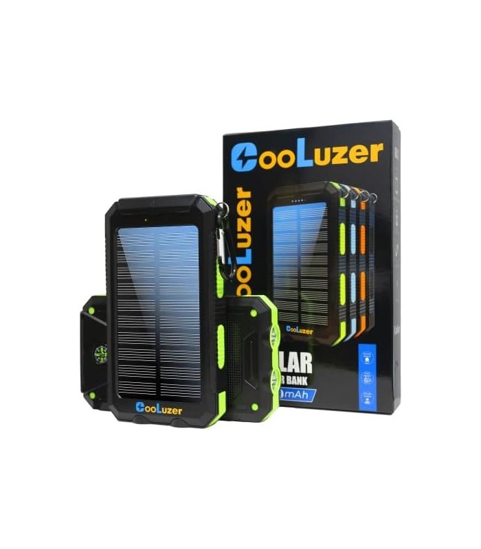 Carregador Solar Power Bank 36800mah, 18W PD 5V * 3.1A Carregamento rápido, QC3.0 Carregador portátil Solar Power Bank, IP67 Ace