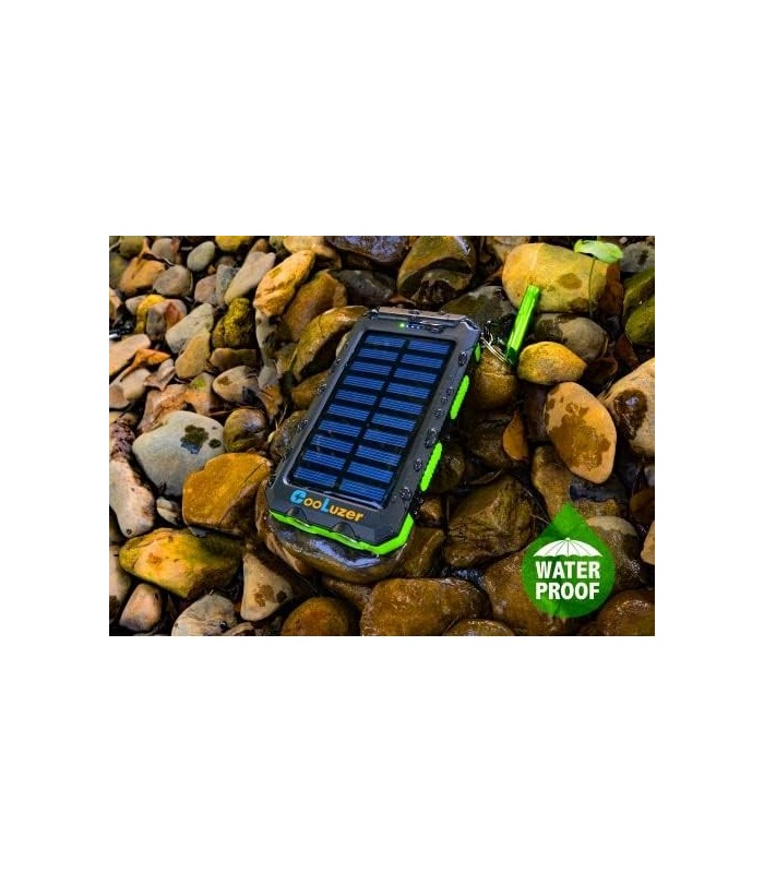 Carregador Solar Power Bank 36800mah, 18W PD 5V * 3.1A Carregamento rápido, QC3.0 Carregador portátil Solar Power Bank, IP67 Ace
