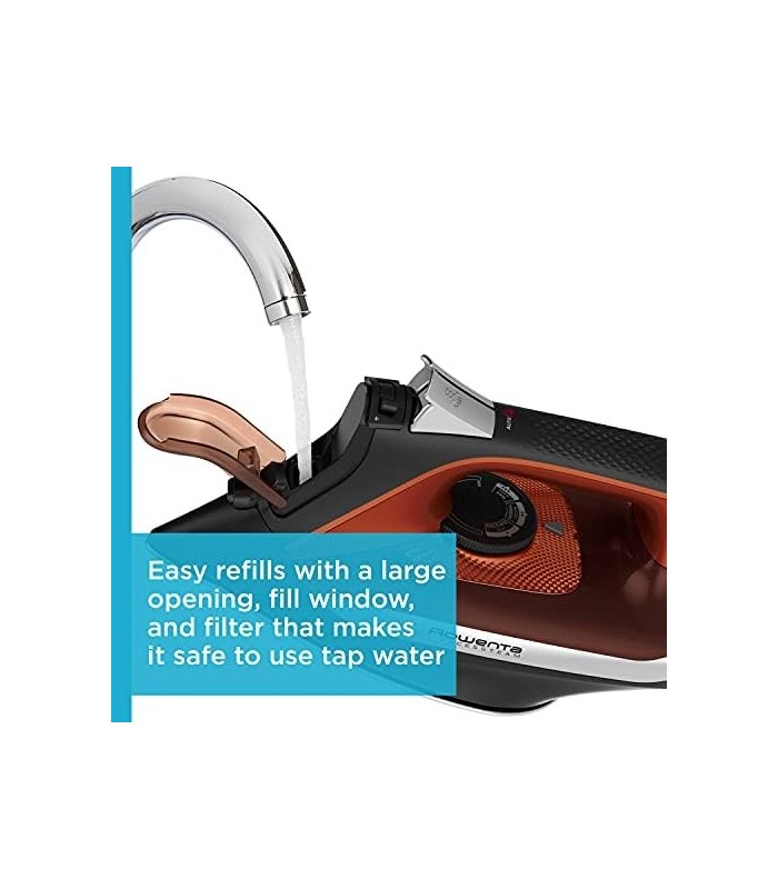 Rowenta Access Steam Iron, 1700 watts, Preto