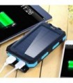 ERRBBIC Solar Power Bank Carregador Portátil 20000mAh Carregador de Backup de Bateria À Prova Dø Água Carregador de Painel Solar