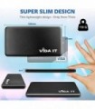 Vida IT Slim 5V 2A Power Bank para Colete Aquecido Recarregável Jaqueta Aquecida Bateria Tamanho de Bolso Fino 5000mAh Carregado