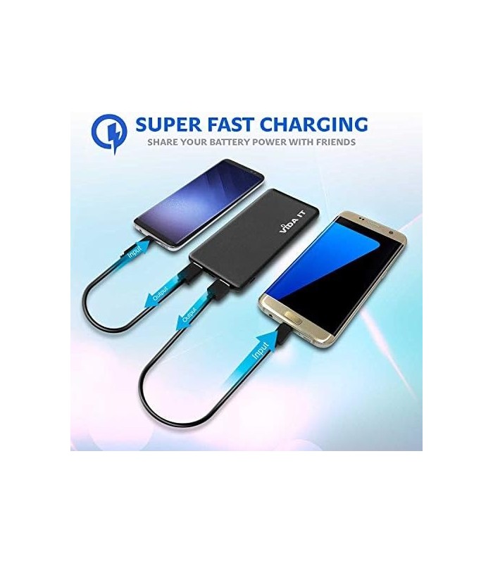 Vida IT Slim 5V 2A Power Bank para Colete Aquecido Recarregável Jaqueta Aquecida Bateria Tamanho de Bolso Fino 5000mAh Carregado