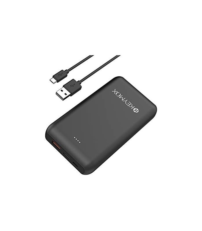 Carregador portátil, KEYMOX 20000mAh Power Bank com tecnologia Quick Charge 3.0 e fornecimento de energia USB-C de 18 W, bateria