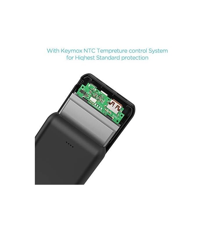 Carregador portátil, KEYMOX 20000mAh Power Bank com tecnologia Quick Charge 3.0 e fornecimento de energia USB-C de 18 W, bateria