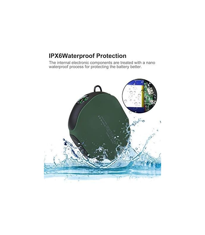 ABFOCE Carregador Portátil Impermeável 10000mAh Outdoor Power Bank Um dos Menores e Pack de Bateria LED Compass Charge Compatíve