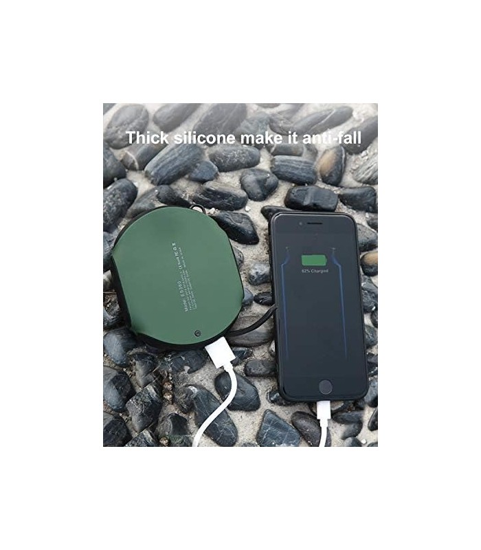 ABFOCE Carregador Portátil Impermeável 10000mAh Outdoor Power Bank Um dos Menores e Pack de Bateria LED Compass Charge Compatíve