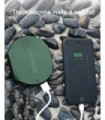 ABFOCE Carregador Portátil Impermeável 10000mAh Outdoor Power Bank Um dos Menores e Pack de Bateria LED Compass Charge Compatíve