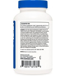 Nutricost DHEA 50mg, 240 Cápsulas - Sem Glúten, Sem Soja, Sem OGM, Suplemento