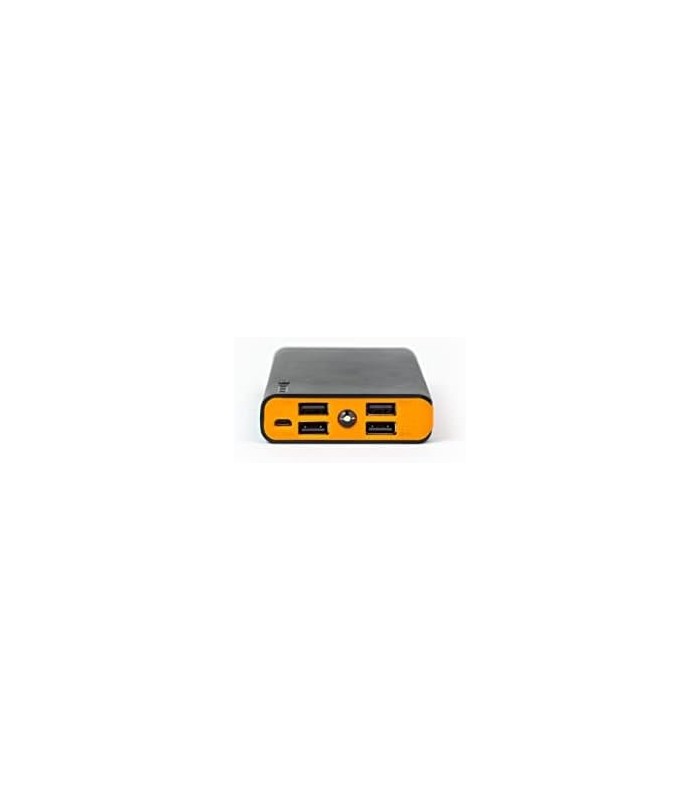 KaruSale 4 USB 50000mAh Power Bank LED Carregador de bateria de backup externo para telefone (laranja)