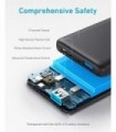 Carregador Portátil Anker, 313 Power Bank (PowerCore Slim 10K) Bateria de 10.000 mAh com Tecnologia de Carregamento PowerIQ e US