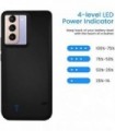 Estojo para Bateria Galaxy S21 Plus, Estojo de Carregamento de Bateria Recarregável de 5000mAh para Samsung Galaxy S21 Plus 6.7,