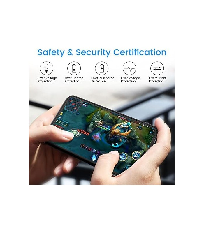 Estojo para Bateria Galaxy S21 Plus, Estojo de Carregamento de Bateria Recarregável de 5000mAh para Samsung Galaxy S21 Plus 6.7,