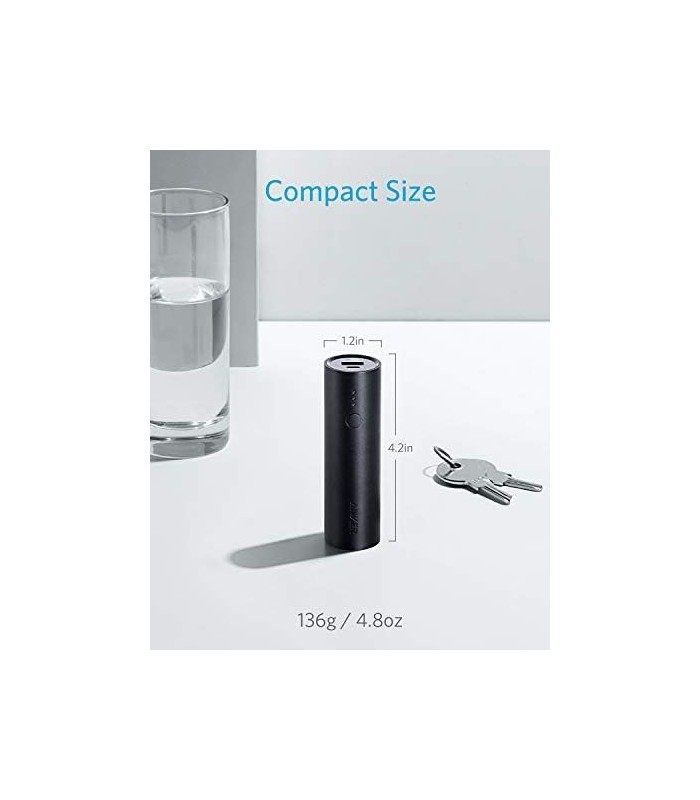 Carregador Portátil Anker PowerCore 5000, Bateria Externa Ultra Compacta de 5000mAh com Tecnologia de Carregamento Rápido, Power