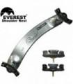Descanso de ombro para violino Everest ES-4 - prata titânio