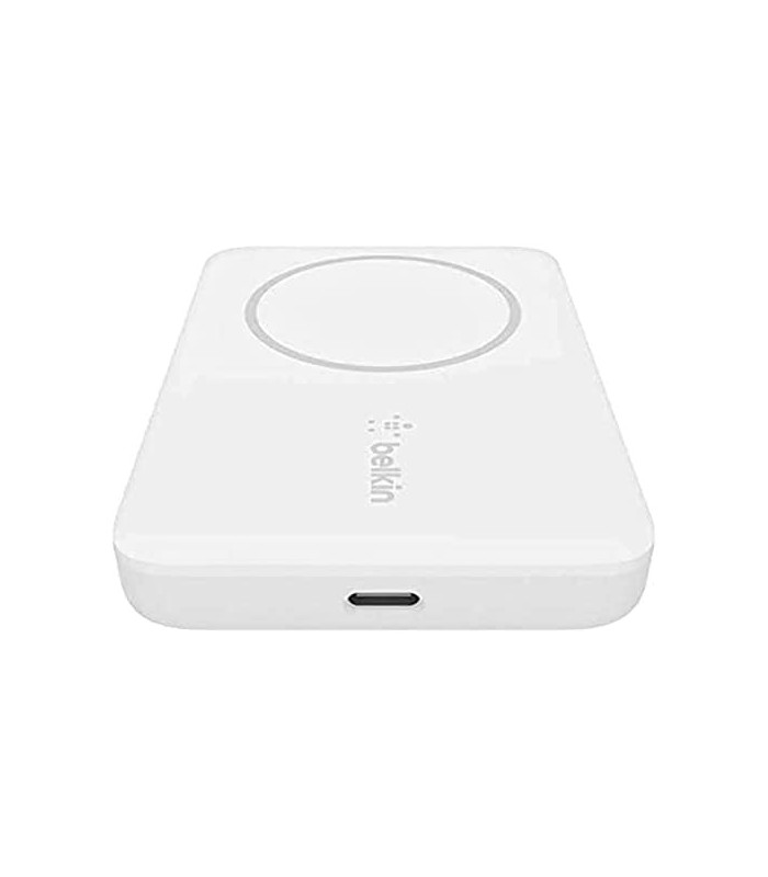 Belkin Wireless Power Bank compatível com carregamento sem fio de 7,5 W - banco de carregamento magnético portátil - compatível